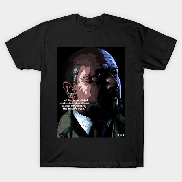 Halloween "Simply Evil" Dr. Loomis portrait (digital) T-Shirt by StagArtStudios